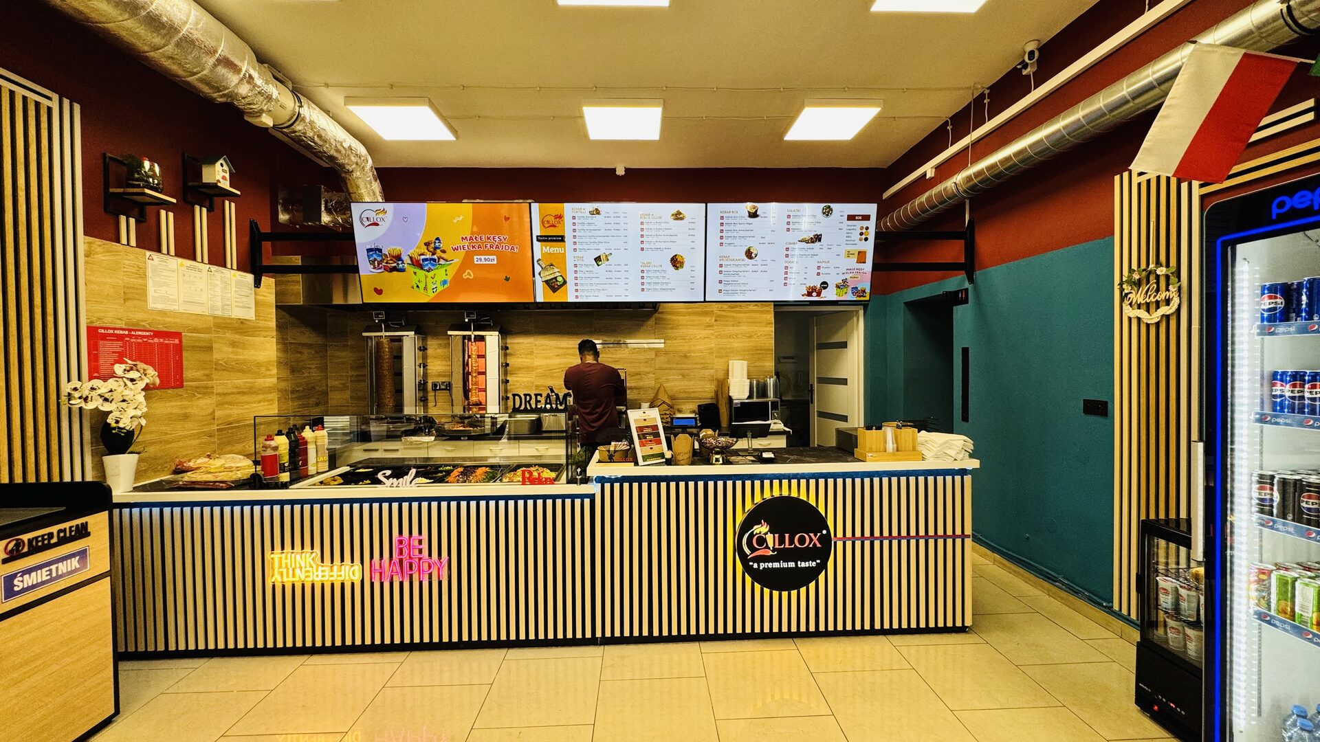 Lokal Cillox Kebab przy ul. Jedności Narodowej we Wrocławiu